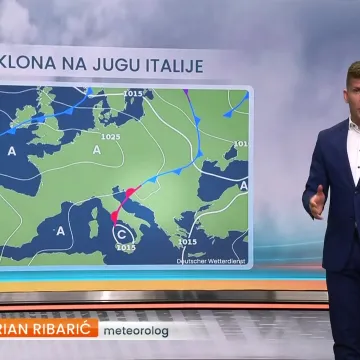 Dorian Ribarić otkriva kakvo nas vrijeme čeka idućih dana: 'Jača utjecaj anticiklone'