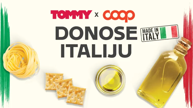 Tommy i COOP donose Italiju – talijanska kvaliteta samo kod nas