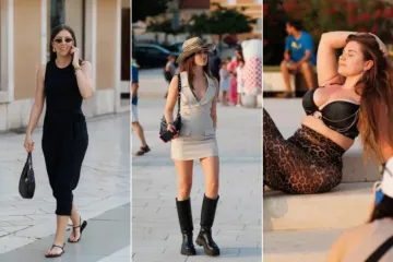 Glavna atrakcija: Dama u čizmama prošetala Zadrom i privukla oduševljene poglede prolaznika