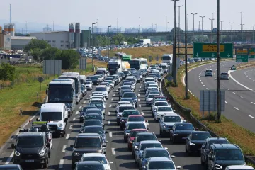 Povremeni zastoji na autocestama, kolone nešto manje nego jutros