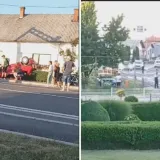 Auto završio na krovu nakon sudara, prolaznici snimili nestvaran prizor