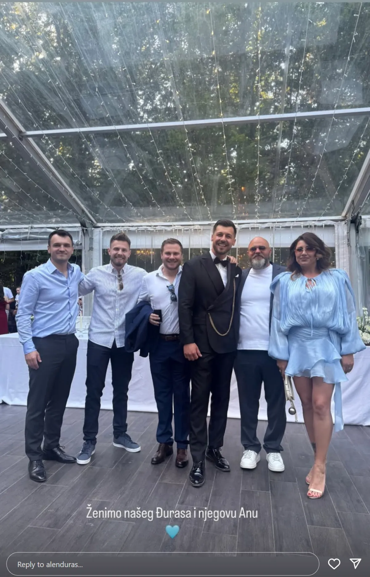 Alen Đuras podijelio atmosferu s vjenčanja s voditeljicom Anom-Klaudijom