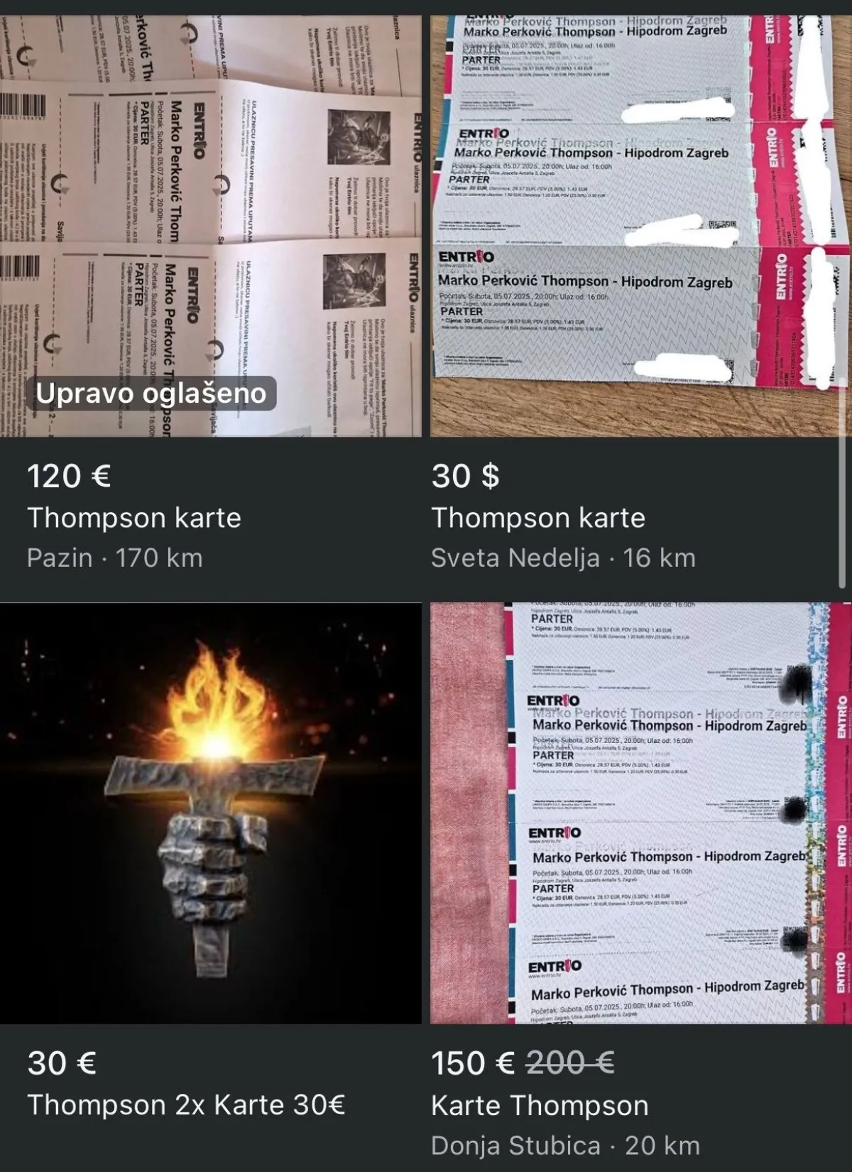 Tik pred Thompsonov koncert ljudi masovno preprodaju karte: Neke i u pola cijene