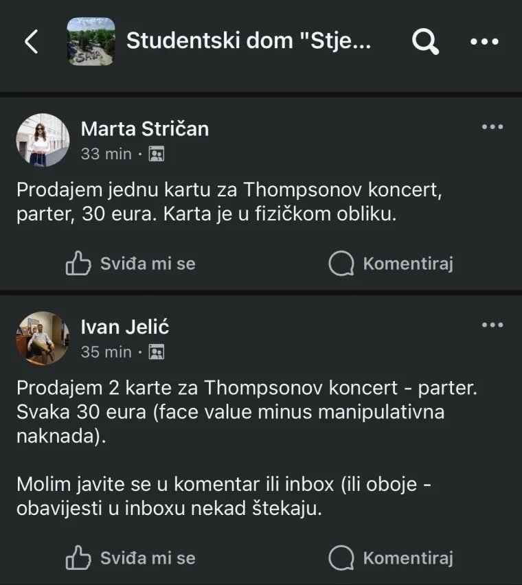 Tik pred Thompsonov koncert ljudi masovno preprodaju karte: Neke i u pola cijene