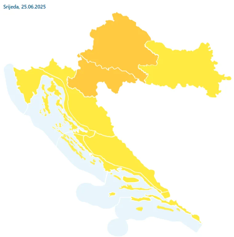 Za ovo sutra niste spremni! Upaljen crveni meteoalarm za 3 regije, evo gdje će biti nepodnošljivo