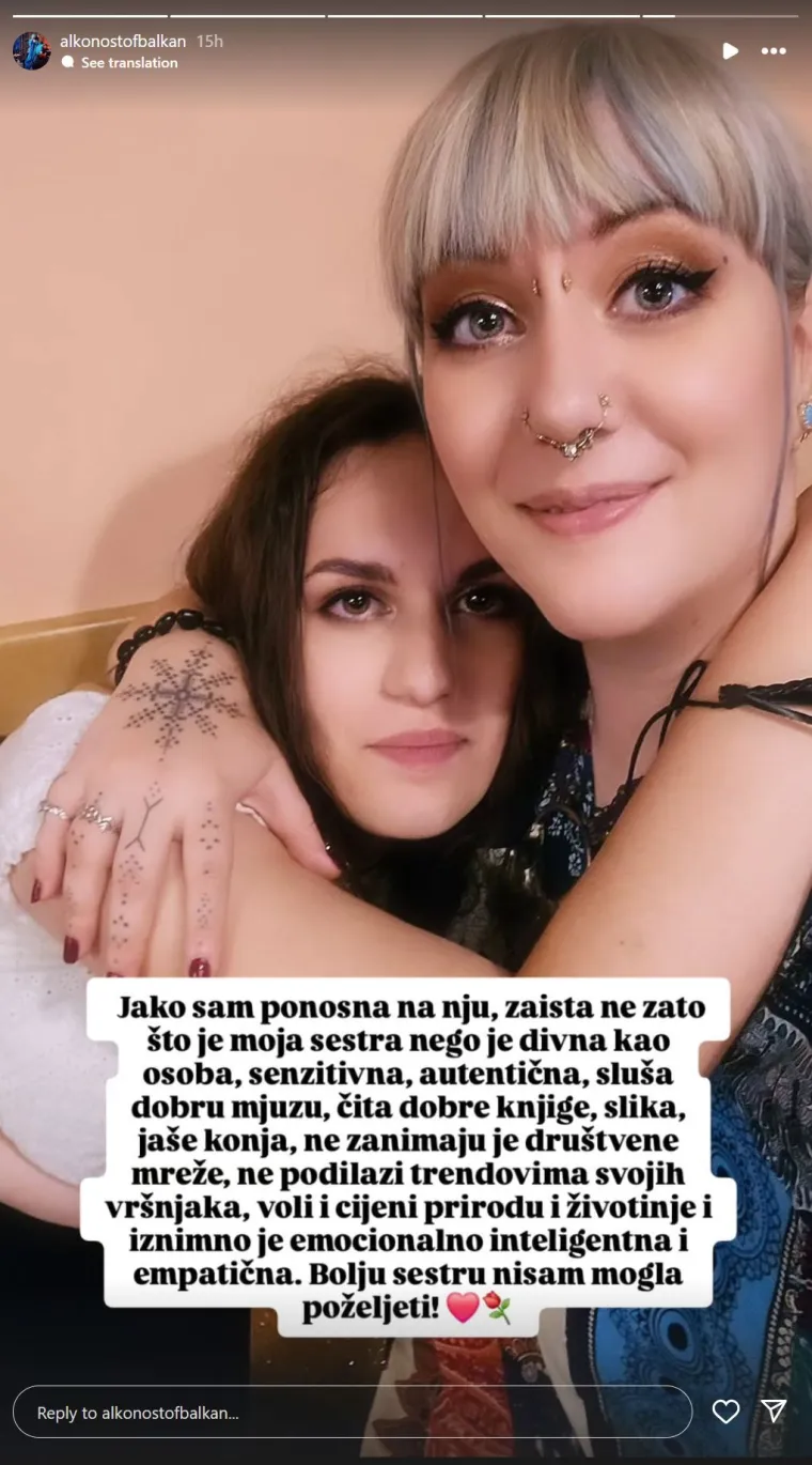 Znate li kako izgleda sestra Nine Kraljić? 'Ne zanimaju je društvene mreže'
