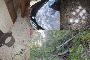 Tuča im probila vozila i krovove, vjetar čupao stabla: 'Imali smo i sreće...'