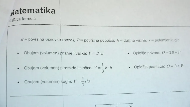 [KVIZ] Znaš li točno odgovoriti na pitanja s ovogodišnje više razine mature iz matematike