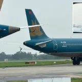 Kao u scenariju iz noćne Boeing rasparao Airbus na pisti! Pojavio se šokantan video!