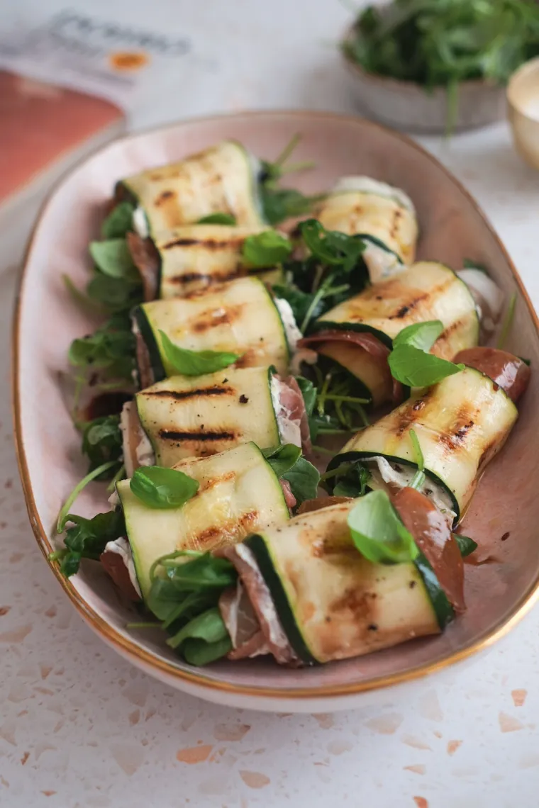 Rolice od tikvica s DOBRO pr&scaron;utom i krem sirom