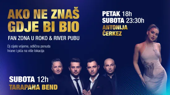 Ne propustite nezaboravan vikend uz program kluba Roko &amp; River pub na Savi
