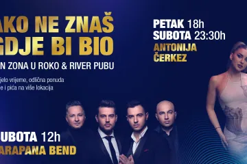 Ne propustite nezaboravan vikend uz program kluba Roko &amp; River pub na Savi