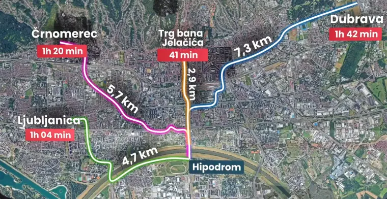 Želite dobra mjesta na Thompsonu? Krenite pješice: Nekima će trebati i sat i pol lagane šetnje