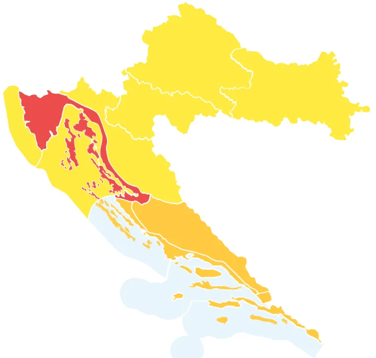 Pogledajte kakvo gadno nevrijeme ide na susjede, prijeti i Hrvatskoj: 'Budite na oprezu...'