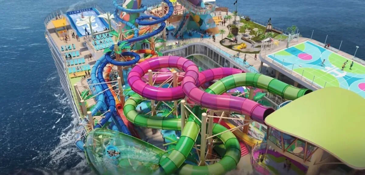 Spektakl na vodi. Isplovljava kruzer s najvećim vodenim parkom na moru: 'Prepreke koje prkose gravitaciji'