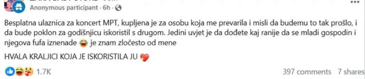 Djevojku je partner prevario, a potez koji je napravila s njegovom kartom postao je totalni hit na internetu