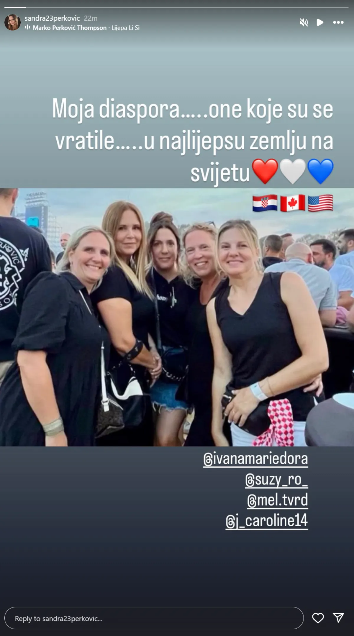 Thompsonova supruga oglasila se prvi put nakon koncerta: Objavila dirljivu fotografiju s Hipodroma