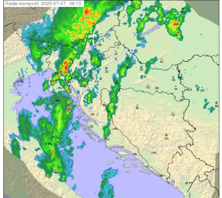 Upaljen Meteoalarm za gotovo cijelu Hrvatsku: Stiže opasna grmljavinska oluja