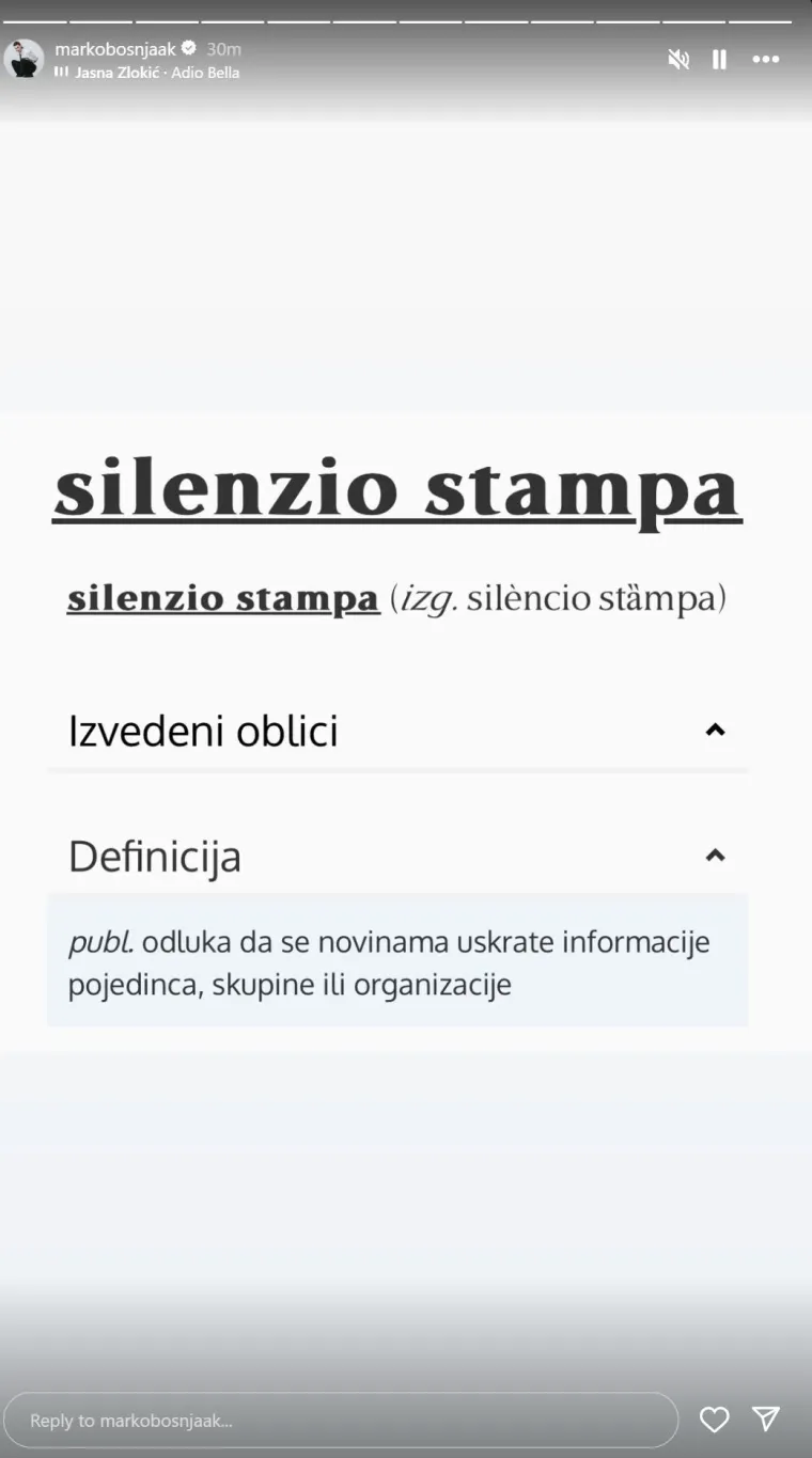 Zbog komentara o Thompsonu, Bošnjaka vrijeđaju, Nika prima prijetnje smrću: Javili smo im se