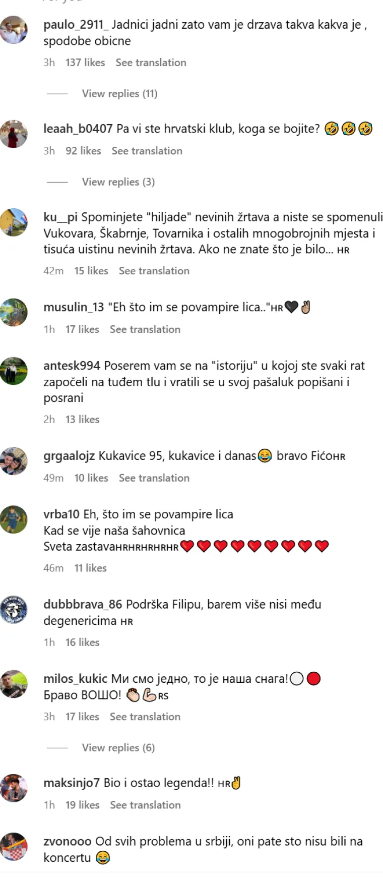 Vojvodina otpustila Filipa Ivića zbog Thompsona, a u komentarima nastao kaos