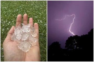 Olujne ćelije u susjedstvu, padala je tuča: Upaljen Meteoalarm za Hrvatsku