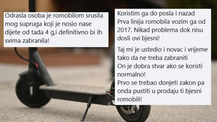 Pitali smo vas treba li zabraniti električne romobile: U rekordnom roku stiglo 800 komentara!