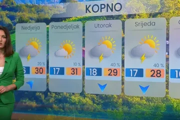 Daleko od stabilnog: Vikend donosi toplinu i sunce, ali pljuskovi nisu isključeni