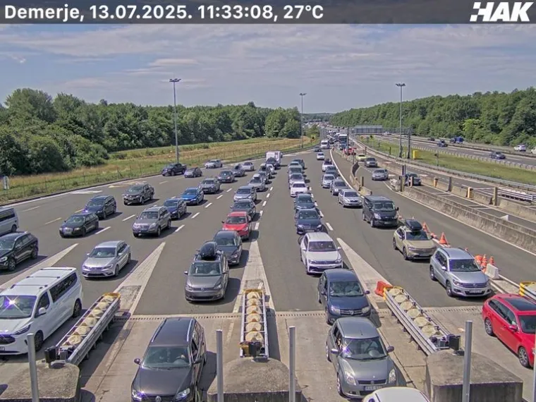 Kilometarska kolona na autocesti A2: Gužva je i na Lučkom