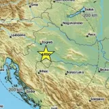Potres jutros pogodio središnju Hrvatsku: 'Poprilično je zatreslo'