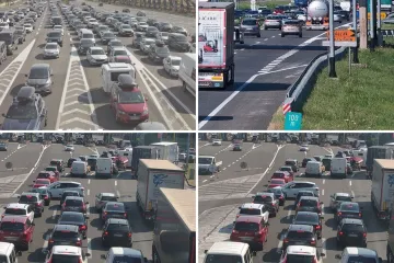 Kilometarske kolone, nesreće i požari usporavaju promet: HAK poziva na oprez!