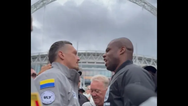 Usik i Dubois oči u oči ispred Wembleyja uoči spektakla: Britanac urlao jednu poruku