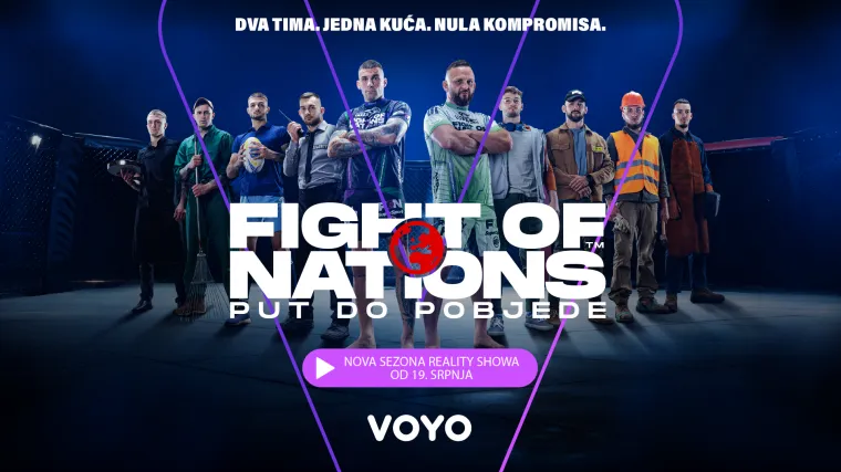 Kreće spektakl: Evo kada i gdje gledati prvu epizodu reallity showa 'Fight of Nations™: Put do pobjede'