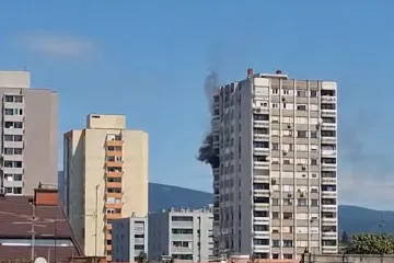 Požar u Zagrebu: Gori stan u stambenoj zgradi