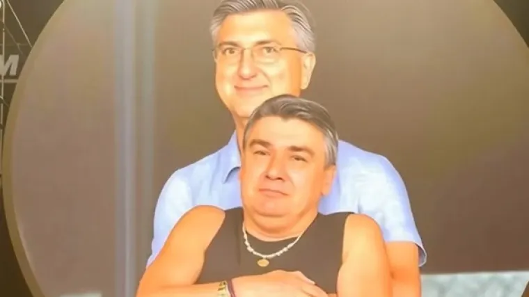 Bi li to ovako izgledalo da su Milanović i Plenković uhvaćeni na Coldplayu? Uradak je hit na TikToku