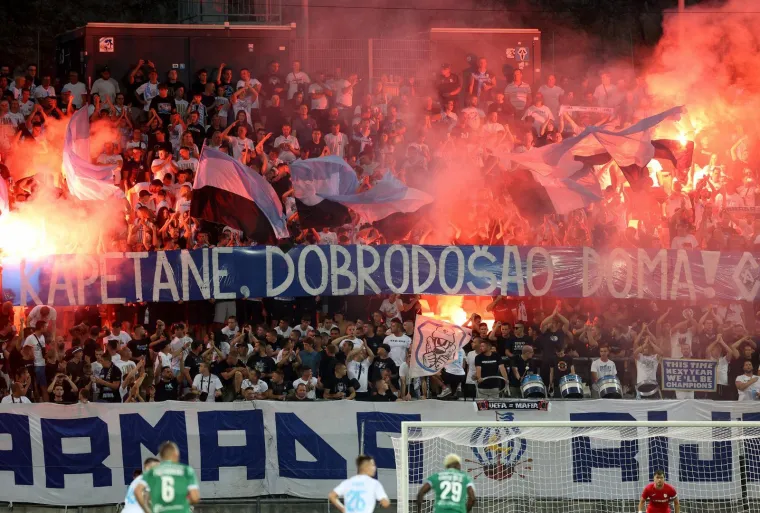 Ludnica na Rujevici: Pogledajte transparent koji je Armada razvila za Damira Kreilacha