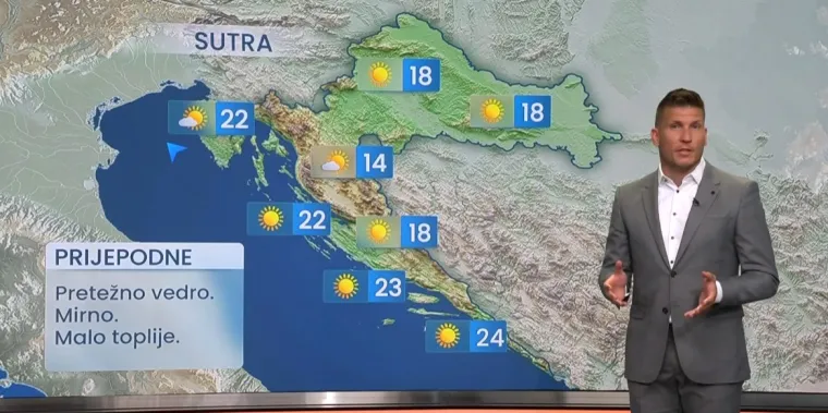 Do vikenda sparno i vruće, ali onda stiže baš žestoka promjena