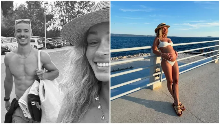 FOTO Morska idila zvijezde 'Sjena prošlosti' Marka Petrića i trudne supruge Tine: Otkrio je da su odabrali ime za dijete