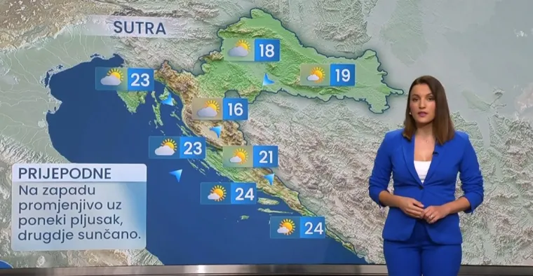 Stiže nam nova promjena vremena: Kiša, pljuskovi, olujni udari