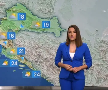 Stiže nam nova promjena vremena: Kiša, pljuskovi, olujni udari