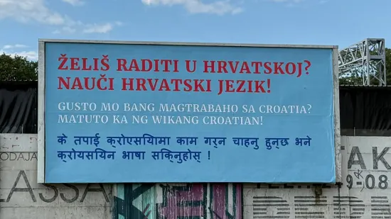 Plakati na stranom jeziku osvanuli u Zagrebu: Oglasili se iz Domovinskog pokreta