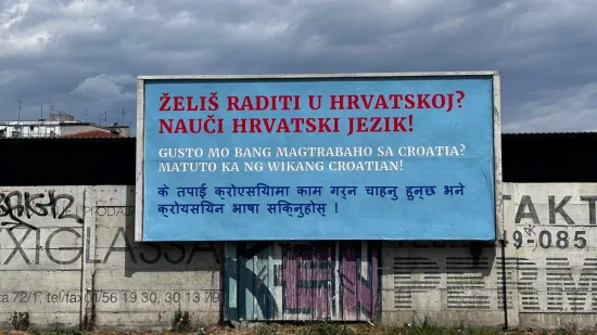 Plakati na stranom jeziku osvanuli u Zagrebu: Oglasili se iz Domovinskog pokreta