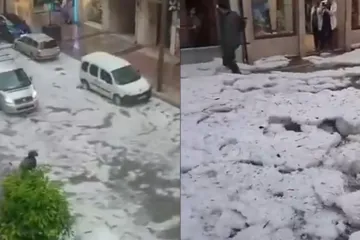 Pogodio ih niz oluja: Gigantske kugle tuče zasule ulice, ceste se pretvorile u rijeke