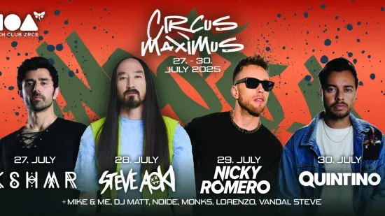 U Noa Beach Clubu uskoro Circus Maximus i Sunscape Festival!