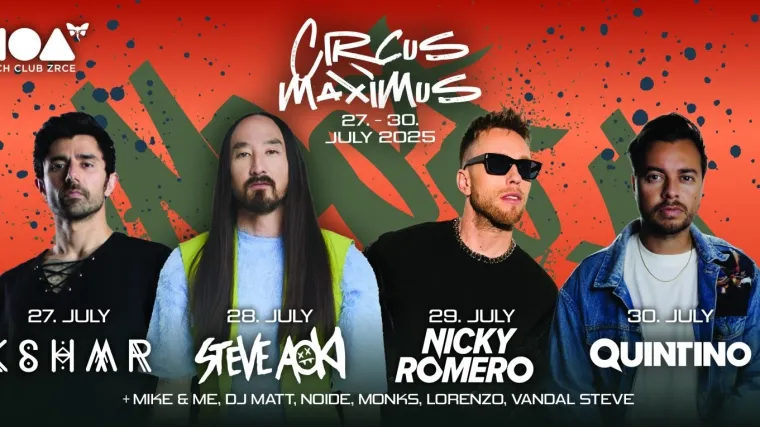 U Noa Beach Clubu uskoro Circus Maximus i Sunscape Festival!