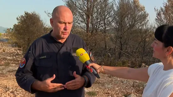 Veliki požar kod Šibenika stavljen pod kontrolu, zapovjednik vatrogasaca za RTL Danas otkrio detalje