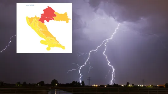 Crveni alarm za dvije hrvatske regije, objavljeno upozorenje: 'Može doći do bujičnih poplava'