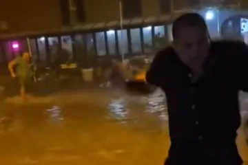 Opći potop i žestoko nevrijeme u Karlobagu, pogledajte strašnu snimku