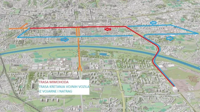 Vojni mimohod u četvrtak, generalna proba već sutra: Evo nove prometne regulacije