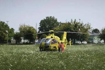 Radnik u Kutini pao s deset metara na beton: Helikopterom ga vozili u bolnicu