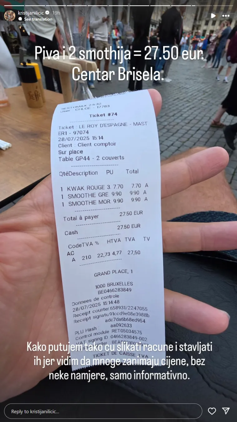 Nisu li pretjerali? Naš putopisac otkrio koliko je platio tri pića u Bruxellesu